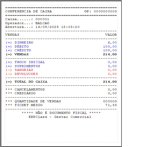 ERPClass — detalhe da funcionalidade